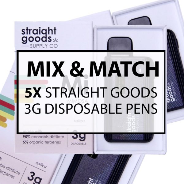 Buy Straight Good 3ML Disposable Pen Mix and Match : 5 at MMJ Express Online Shop