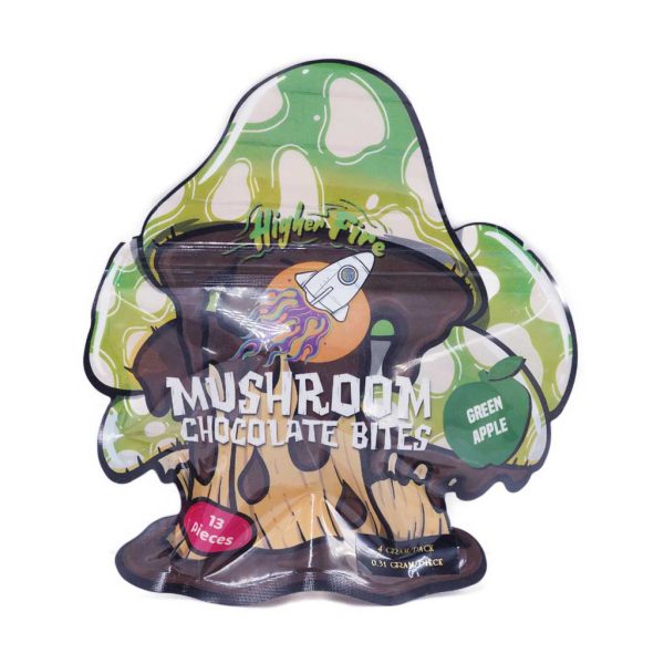 Buy Higher Fire Extract – Mushroom Chocolate Bites – Green Apple 4000MG at MMJ Express Online Shop
