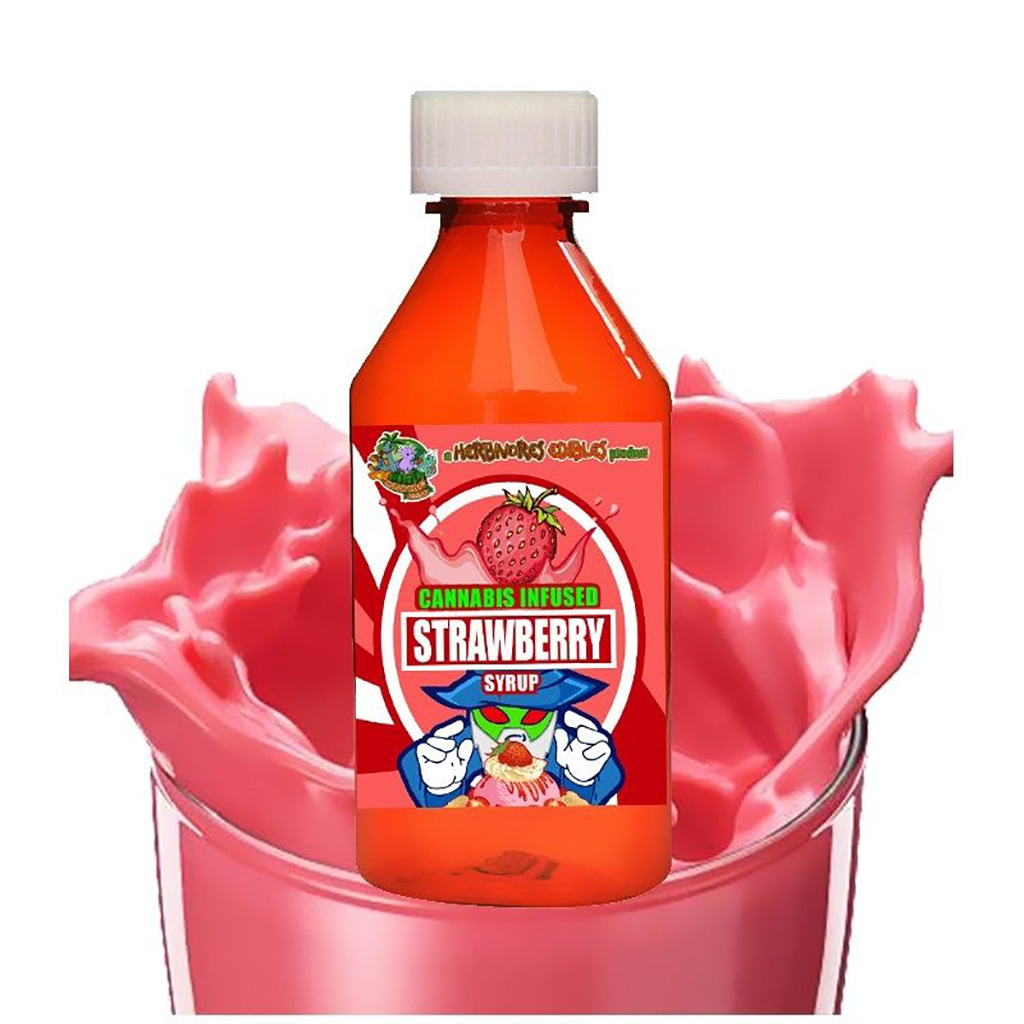 herbivore edibles strawberry syrup