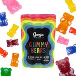 Ganja Edibles - Black Cherry Gummy Bears 150MG THC