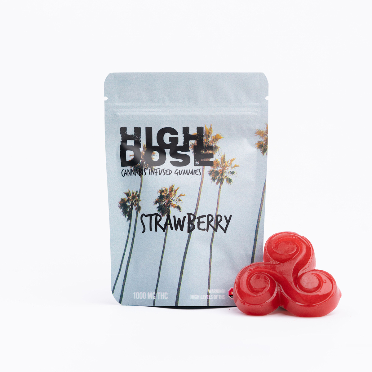 Buy High Dose - Strawberry 500/1000/1500MG THC at MMJ Express Online Shop