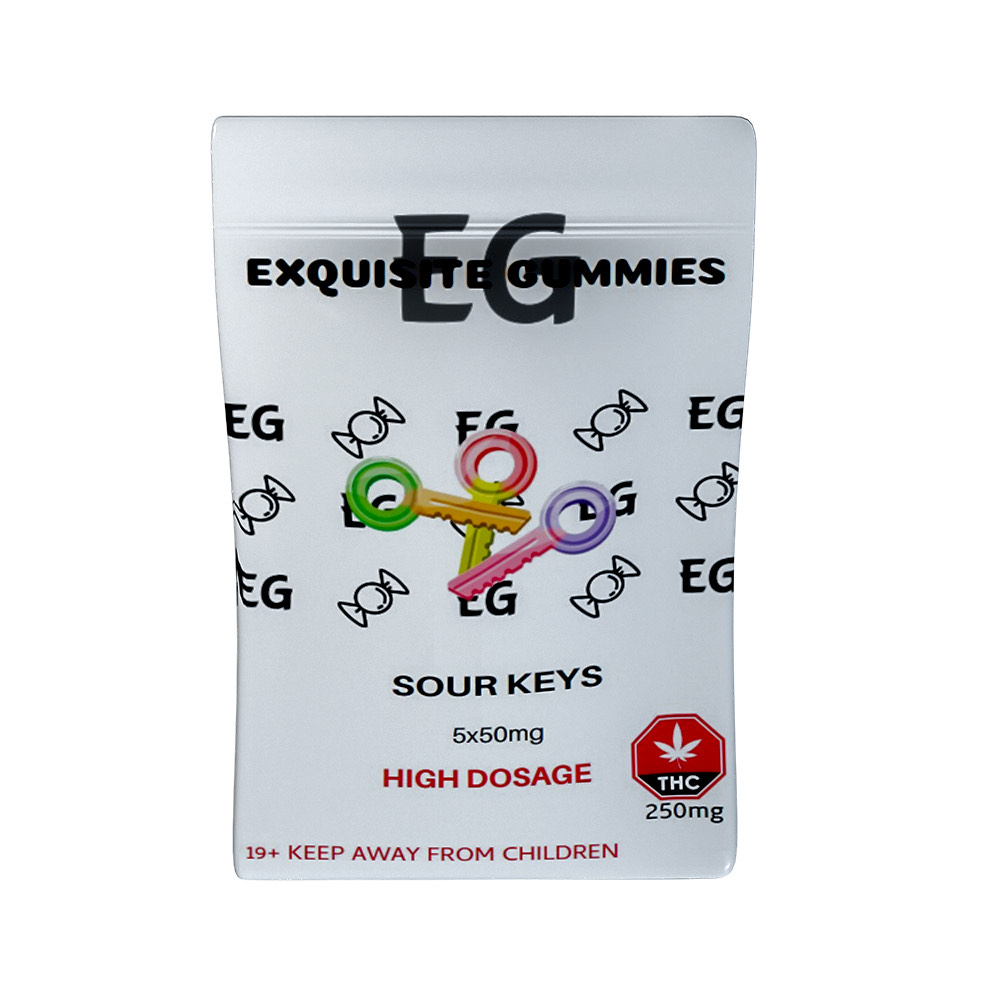 Buy Exquisite Gummies - Sour Keys 250MG THC at MMJ Express Online Shop