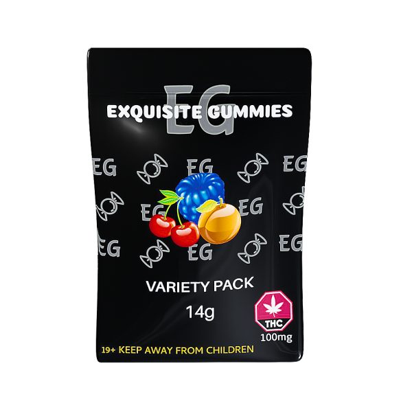 Buy Exquisite Gummies - Variety Pack 100MG THC at MMJ Express Online Shop