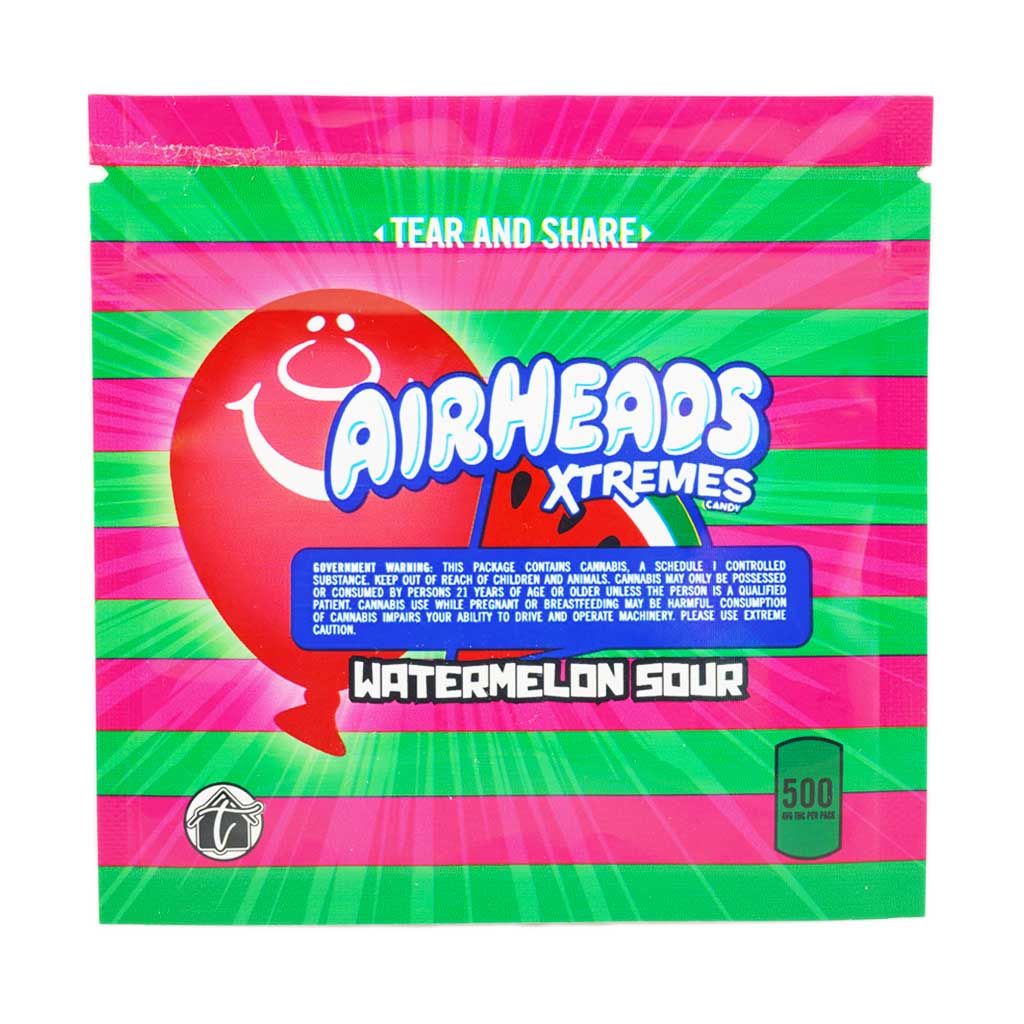 Buy Airhead Extremes Watermelon Sours 500MG THC at MMJ Express Online Shop