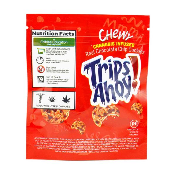 Buy Trips Ahoy Chewy Chocolate Chip Cookies 500mg THC at MMJ Express Online Shop