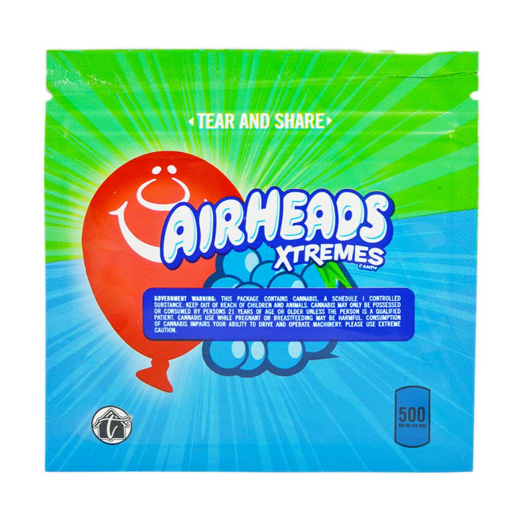 Buy Airhead Extremes - Blue Raspberry 500MG THC at MMJ Express Online Shop