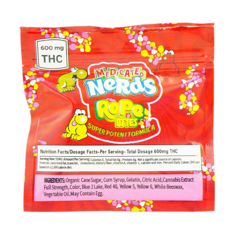 Buy Nerd Rope Bites 600MG THC Original Online MMJ Express