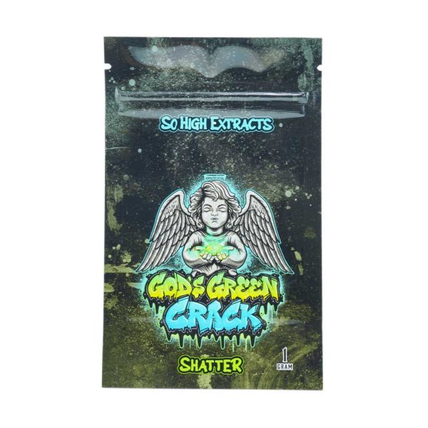 Buy Concentrates So High Extracts Premium Shatter Gods Green Crack at MMJ Express Online Shop