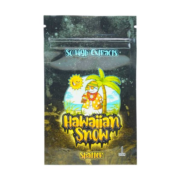 Buy Concentrates So High Extracts Premium Shatter Hawaiian Snow at MMJ Express Online Shop