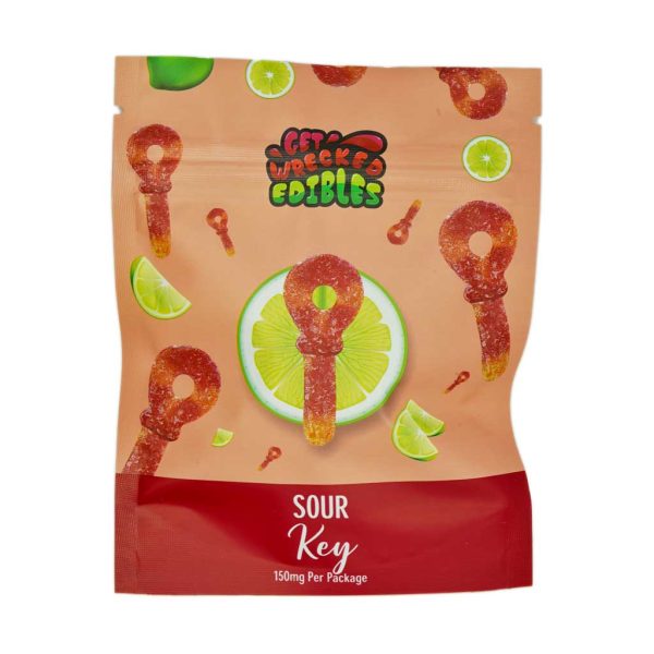 Buy Get Wrecked Edibles - Sour Key 150mg THC at MMJ Express Online Shop