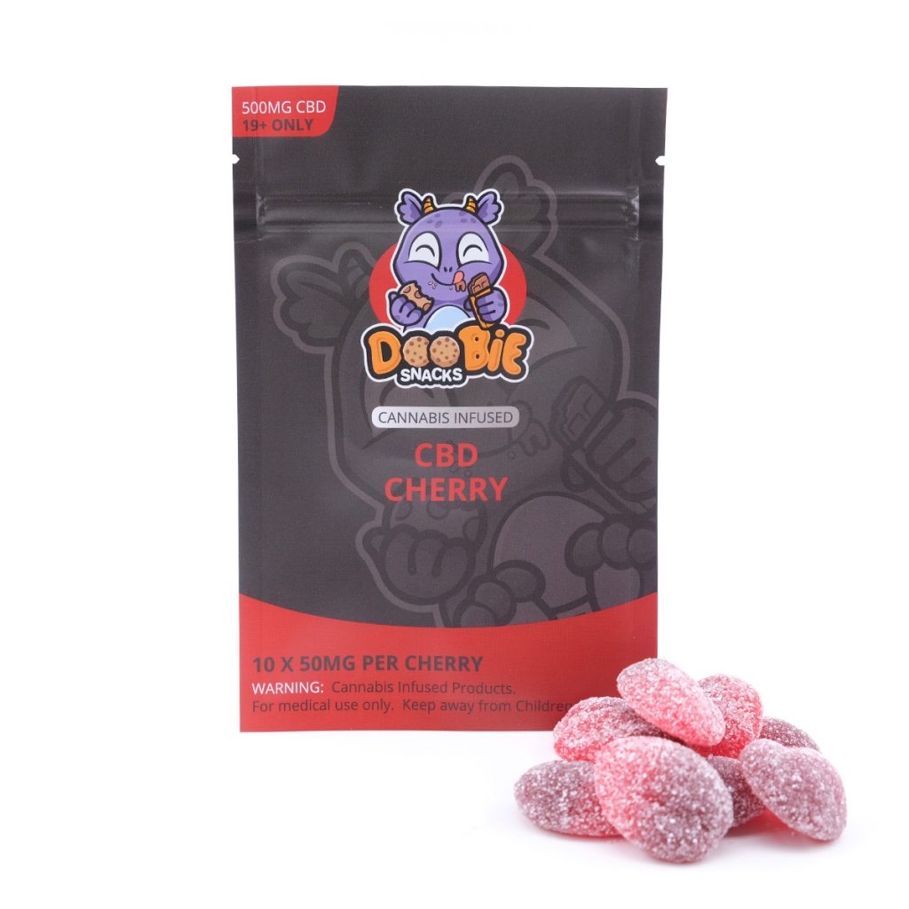 Buy Doobie Snacks - Cherry 500mg CBD at MMJExpress Online Dispensary