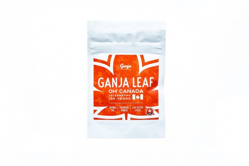 Buy Ganja Edibles - Ganja Leaf Tropical Punch (Oh Canada) 250mg THCat MMJ Express Online Shop