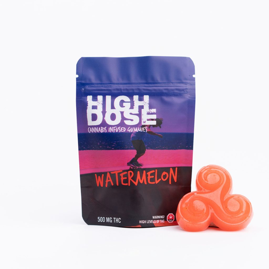 Buy High Dose - Watermelon 500/1000MG THC at MMJ Express Online Shop