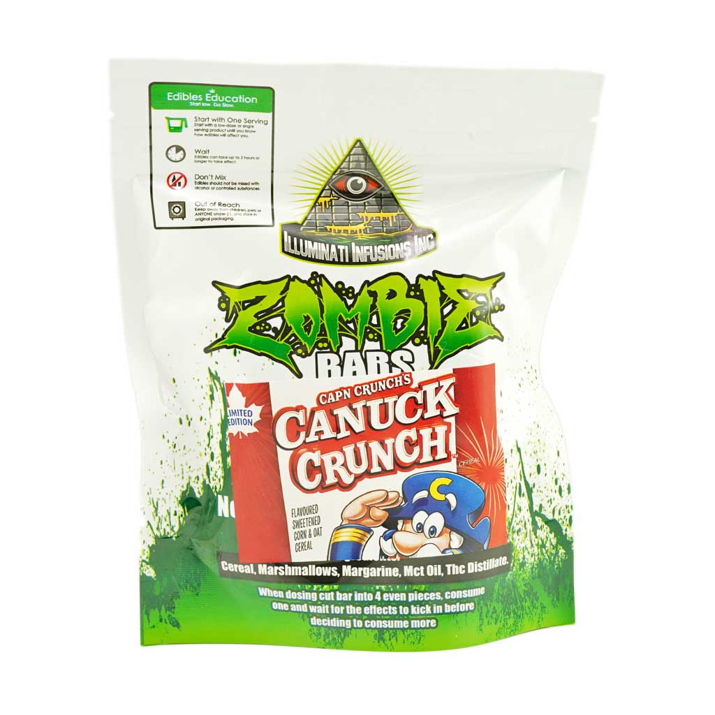 Buy Cannabis Edibles Zombie Bars Cap’n Crunch’s Canuck Crunch at MMJ Express Online Shop