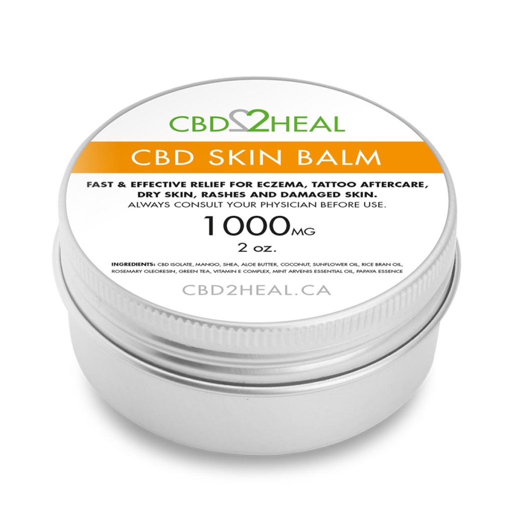 Buy CBD2HEAL - CBD Skin Balm Cream 500MG/1000MG at MMJ Express Online Shop