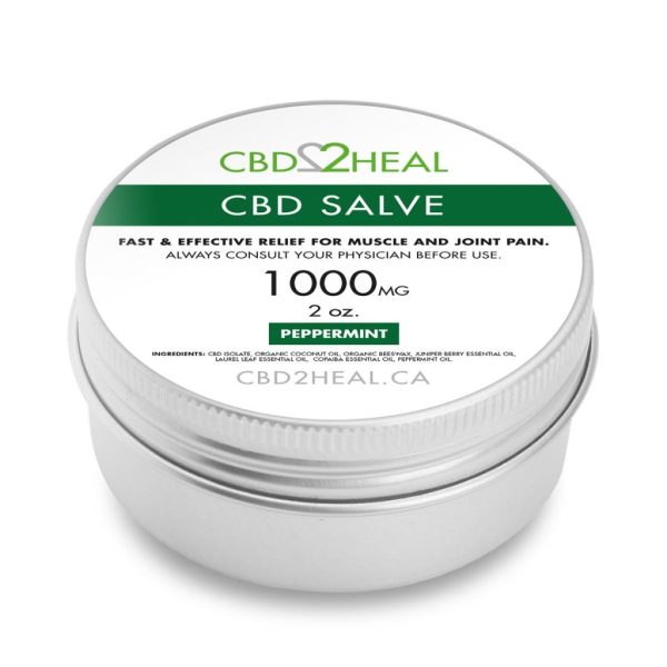 Buy CBD2HEAL - CBD2HEAL - CBD Healing Salve Peppermint 500MG/ 1000MG/ 2000MG/ 4000MG at MMJ Express Online Shop
