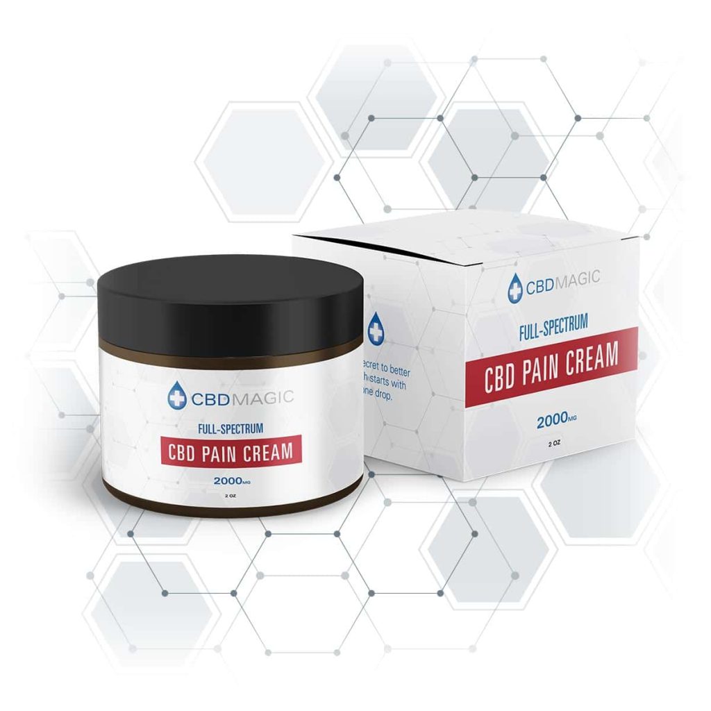 Buy CBD Magic - Full Spectrum CBD Pain Cream 500MG/ 1000MG/ 2000MG/ 4000MG (2 0z) at MMJ Express Online Shop