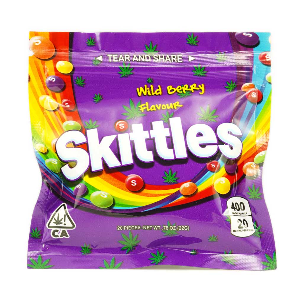 Buy Skittles Wild Berry 400mg THC at MMJ Express Online Store