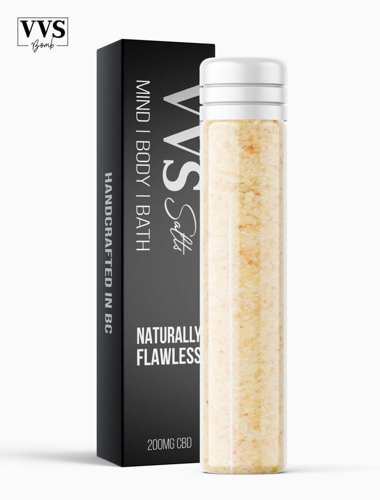 Buy VVS Bath Salts - Naturally Flawless 200MG CBD at MMJ Express Online Shop