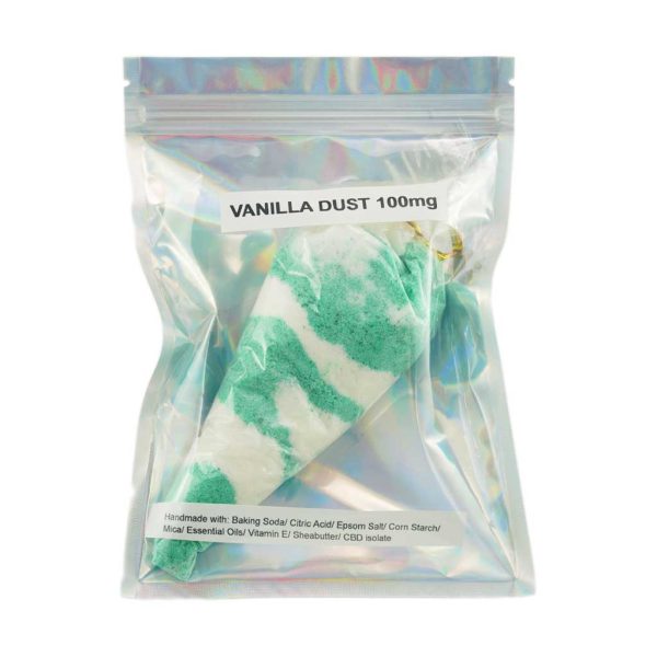Buy Vanilla Bath Dust 100mg CBD at MMJ Express Online Shop