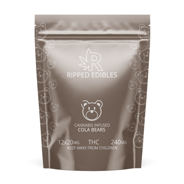 Buy Ripped Edibles - Cola Bears Gummies 240MG THC THC at MMJ Express Online Shop