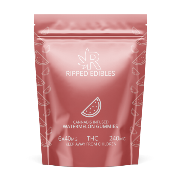 Buy Ripped Edibles - Watermelon Gummies 240mg THC THC at MMJ Express Online Shop