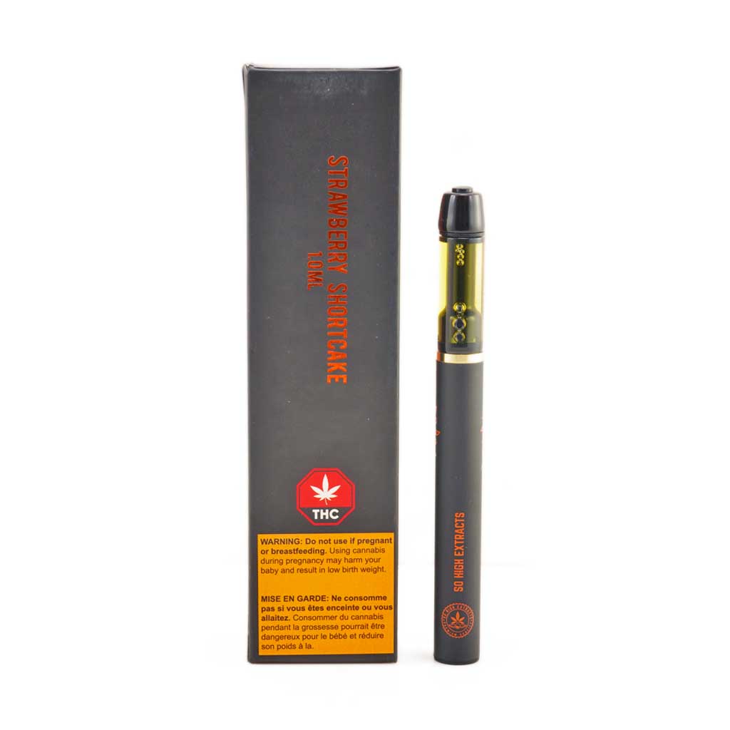 Buy So High Extracts Disposable Pen - Strawberry Shortcake 1ML (Sativa ...