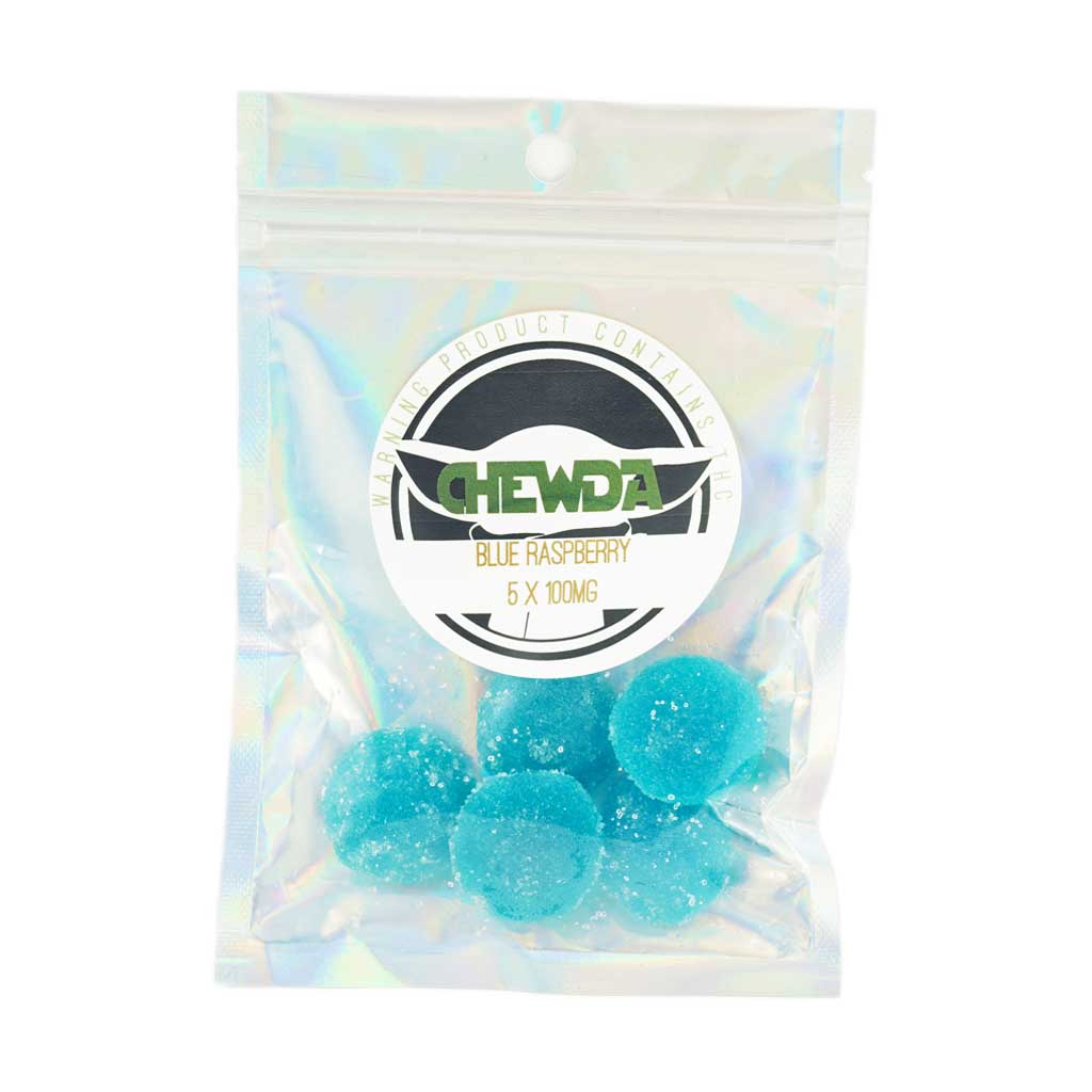 Buy Chewda Gummies - Blue Raspberry THC at MMJ Express Online Shop