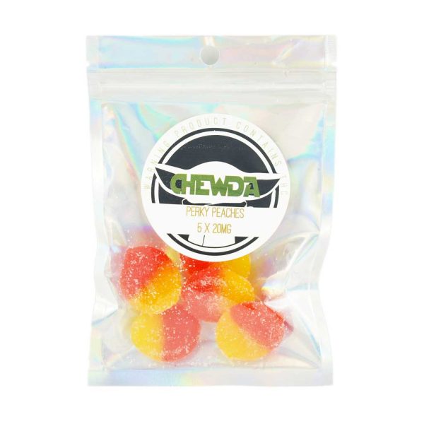 Buy Chewda Gummies - Perky Peaches CBD at MMJ Express Online Shop