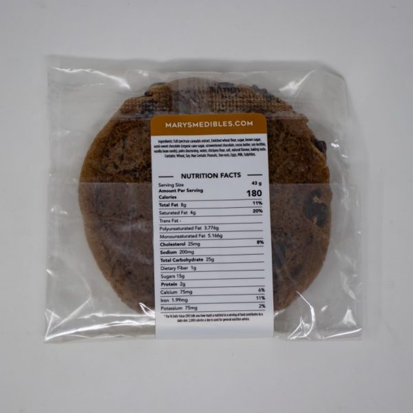 Buy Mary's Medibles - Plant Based Chocolate Chip 300MG Indica at MMJ Express Online Shop