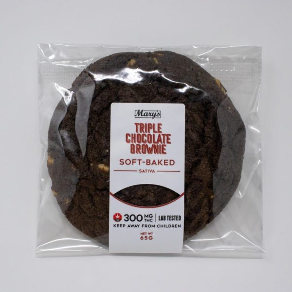 Buy Mary's Medibles - Triple Chocolate Brownie 300MG Sativa at MMJ Express Online Shop