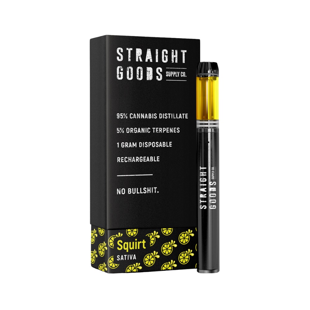 Buy Straight Goods - Squirt (Sativa) Disposable Pen at MMJ Express Online Shop
