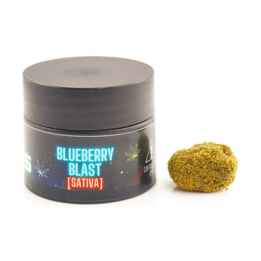 Blueberry Blast Sativa moon rock weed from online dispensary Canada. marijuana online. budgetbuds. cheap weed canada.