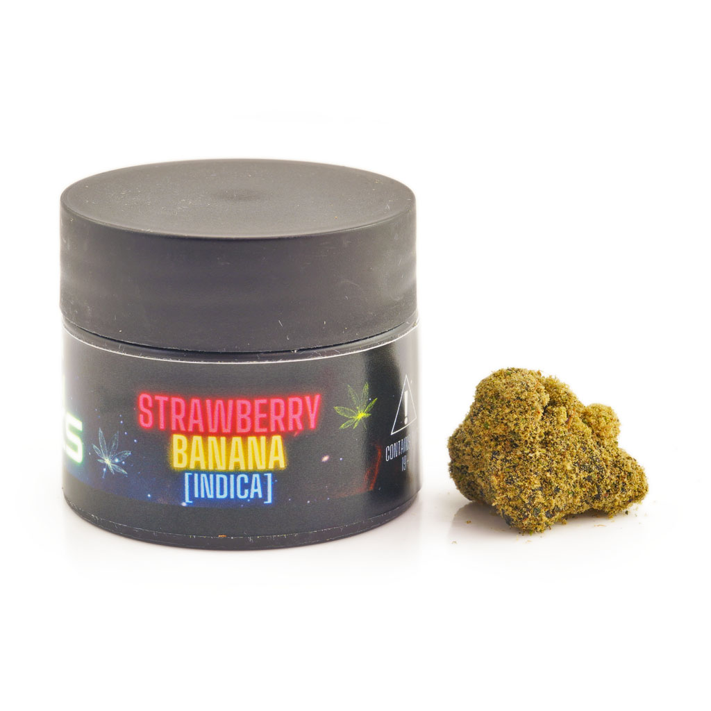 Strawberry Banana moon rock weed from MMJ express mail order marijuana online dispensary Canada to buy weed online.