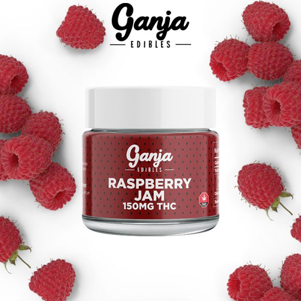 Buy Ganja Edibles – Raspberry Jam 150MG THC at MMJ Express Online Shop