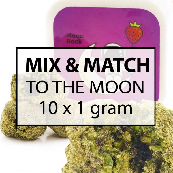 Buy Mix and Match - To The Moon - Moon Rocks 10x 1G at MMJ Express Online Shop