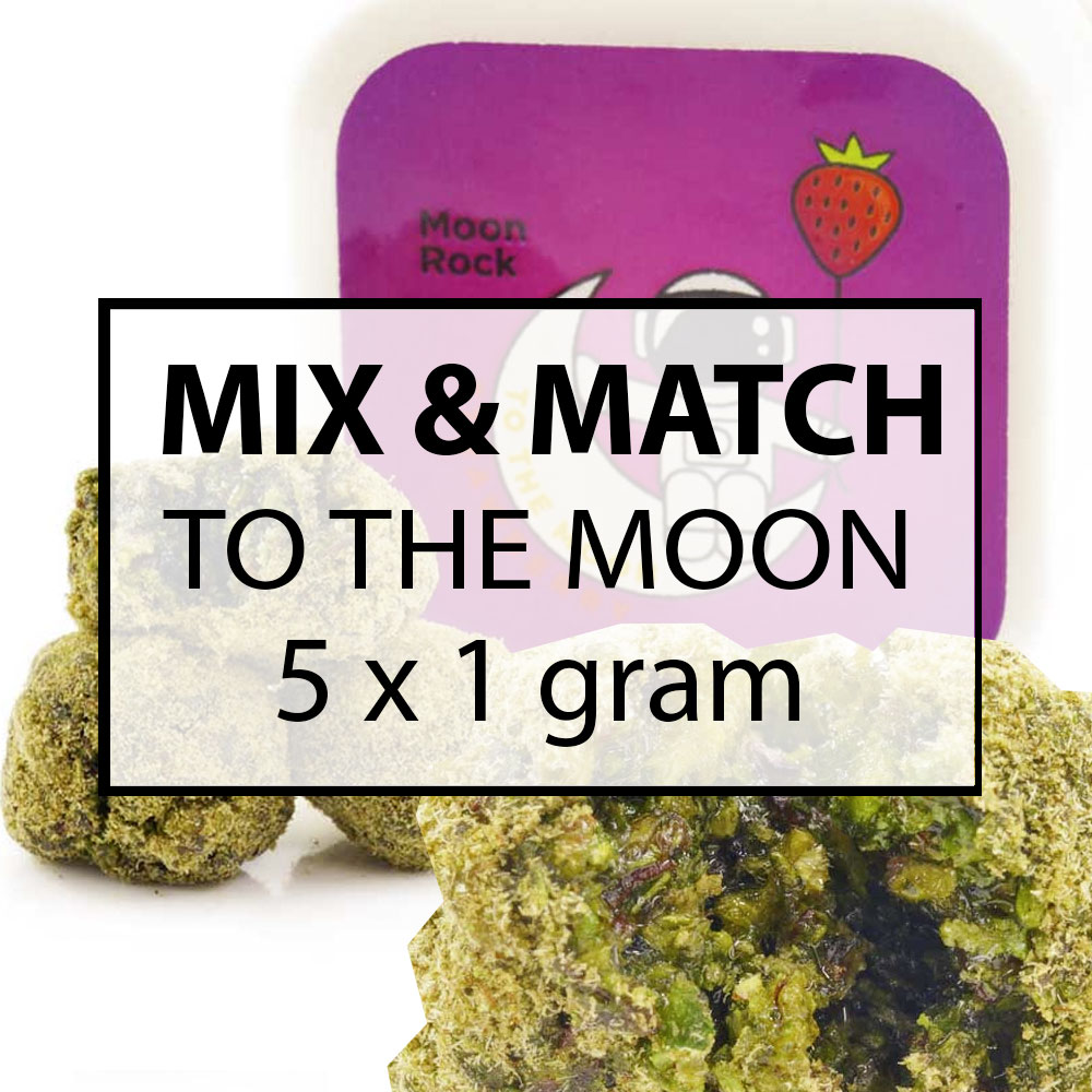 Buy Mix and Match - To The Moon - Moon Rocks 5x 1G at MMJ Express Online Shop