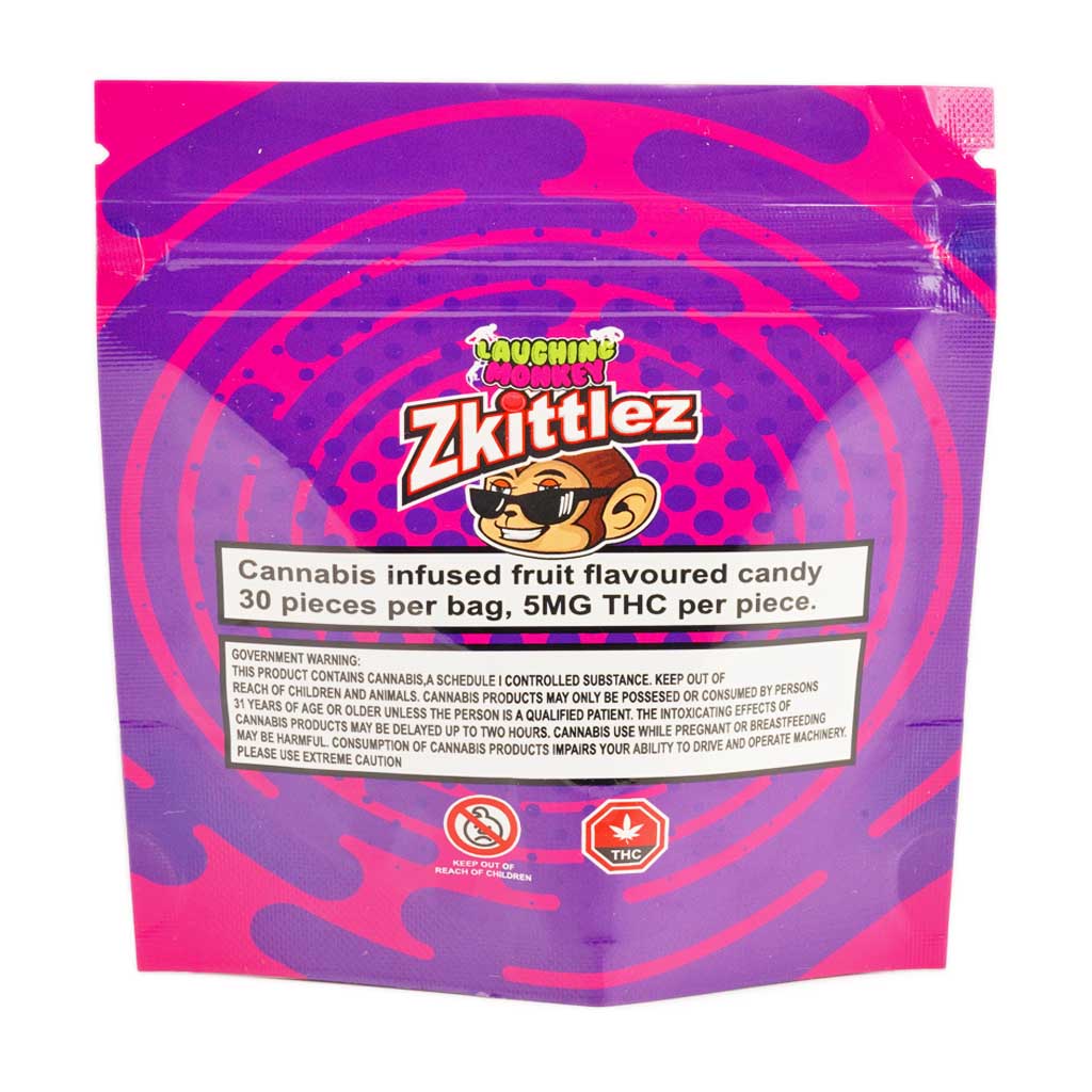 Buy Laughing Monkey – Berry Zkittlez 150MG THC at MMJ Express Online Shop