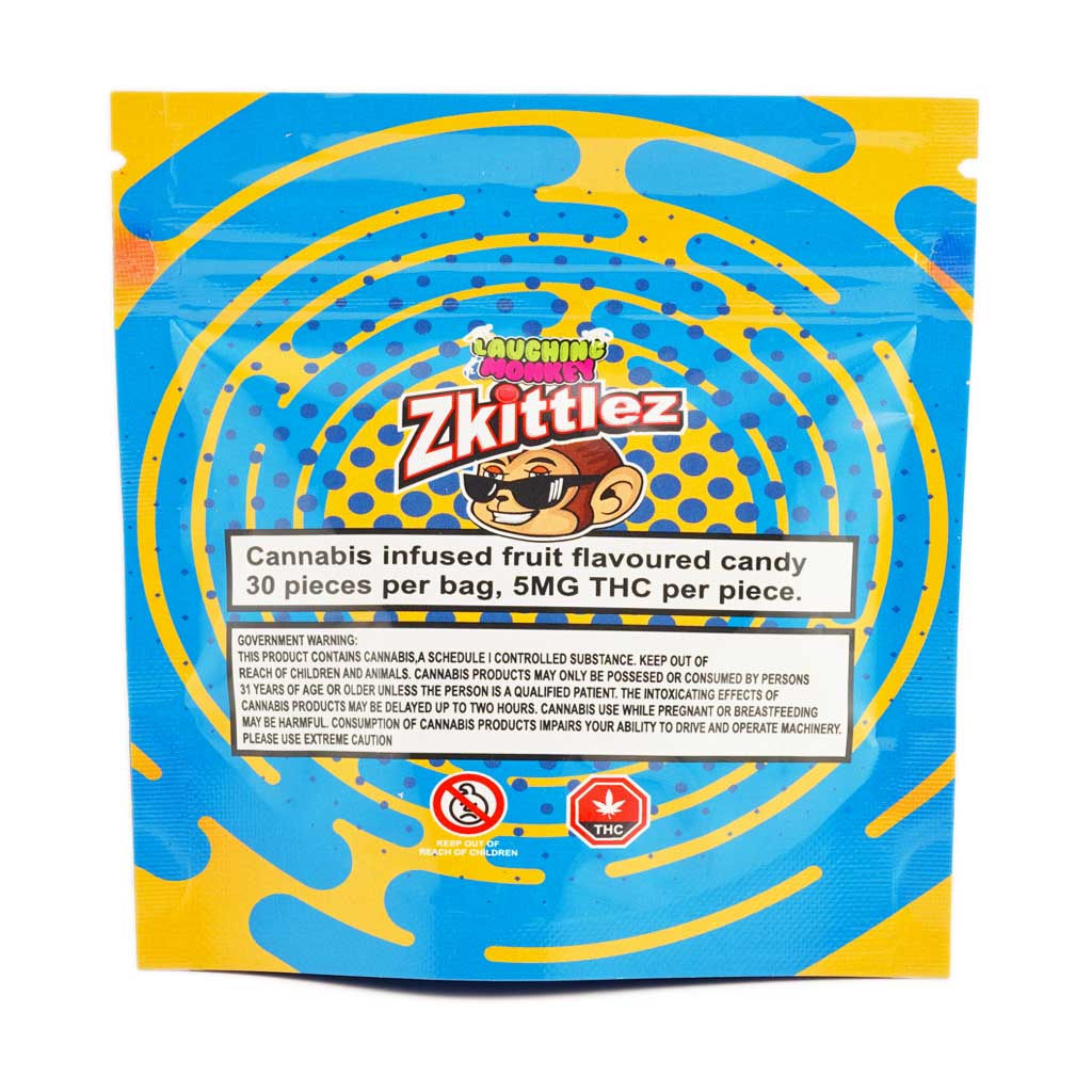 Buy Laughing Monkey – Tangy Tropical Zkittlez 150MG THC at MMJ Express Online Shop