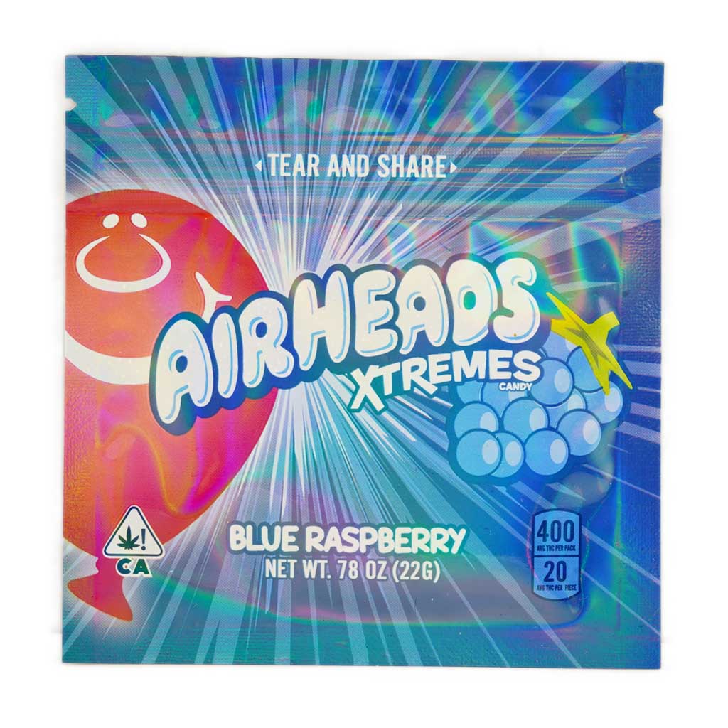 Buy Airhead Extremes - Blue Raspberry 400MG THC at MMJ Express Online Shop