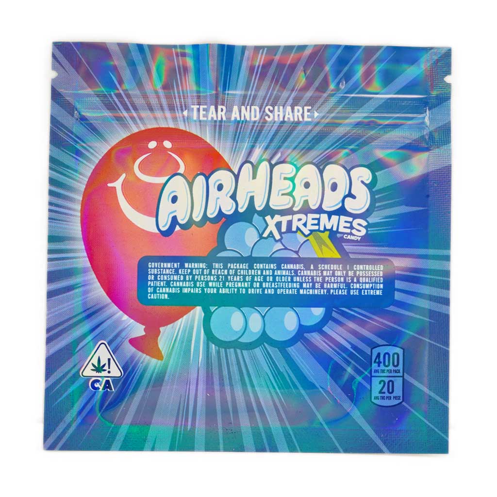 Buy Airhead Extremes - Blue Raspberry 400MG THC at MMJ Express Online Shop