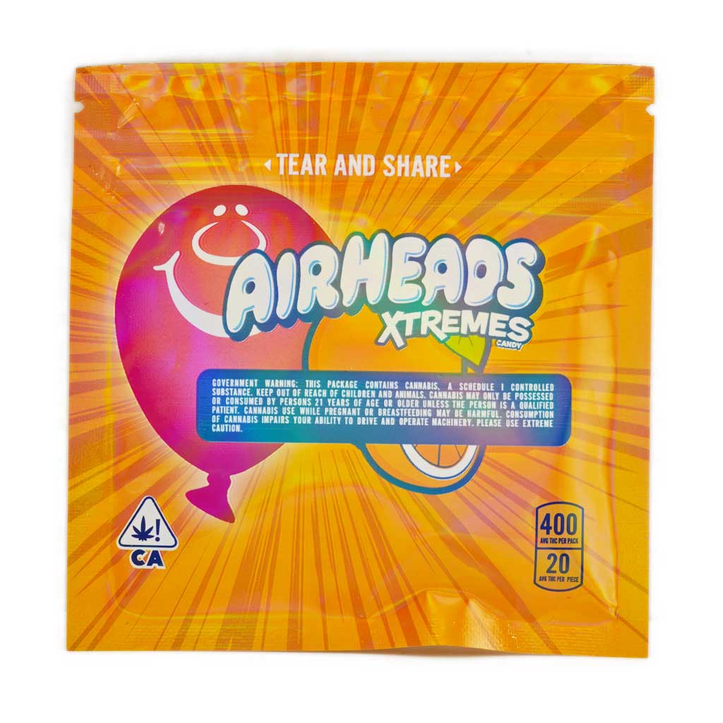 Buy Airhead Extremes Orange 400MG THC at MMJ Express Online Shop