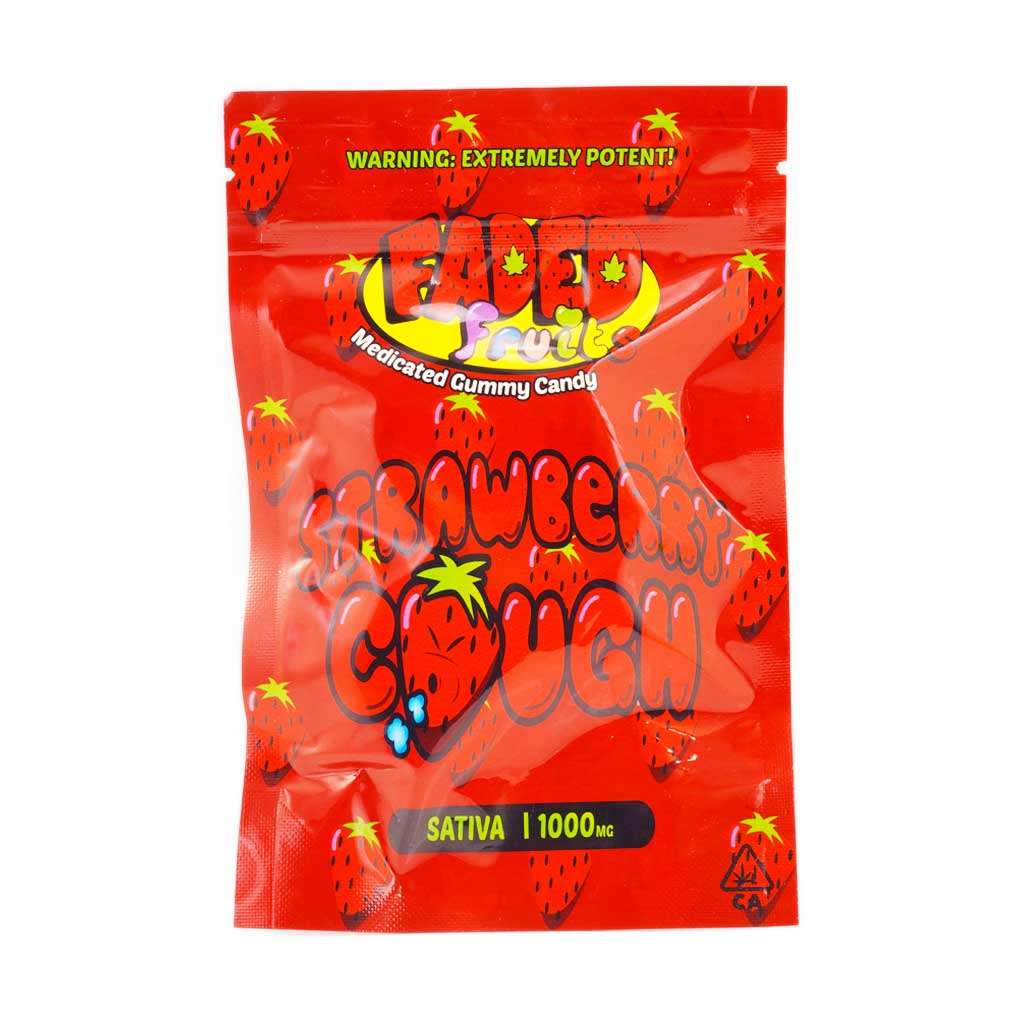 Buy Faded Fruits - Strawberry Cough 1000MG THC (Sativa) at MMJ Online Shop