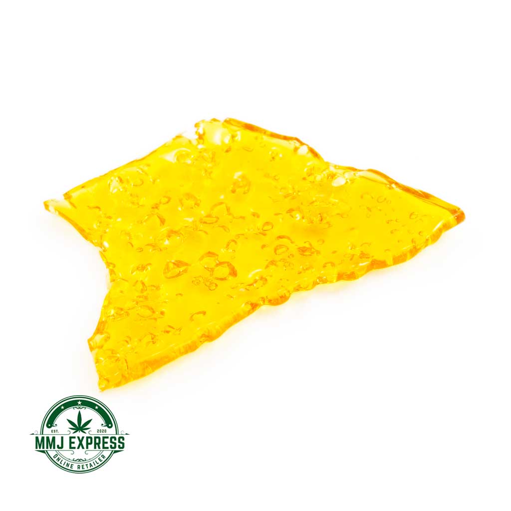 Super Lemon Haze shatter online Canada by Gas leak at MMJ express weed dispensary for cannabis concentrates.