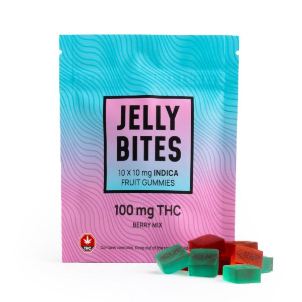 Buy Jelly Bites - Berry Mix 100MG (Indica) at MMJ Express Online Shop
