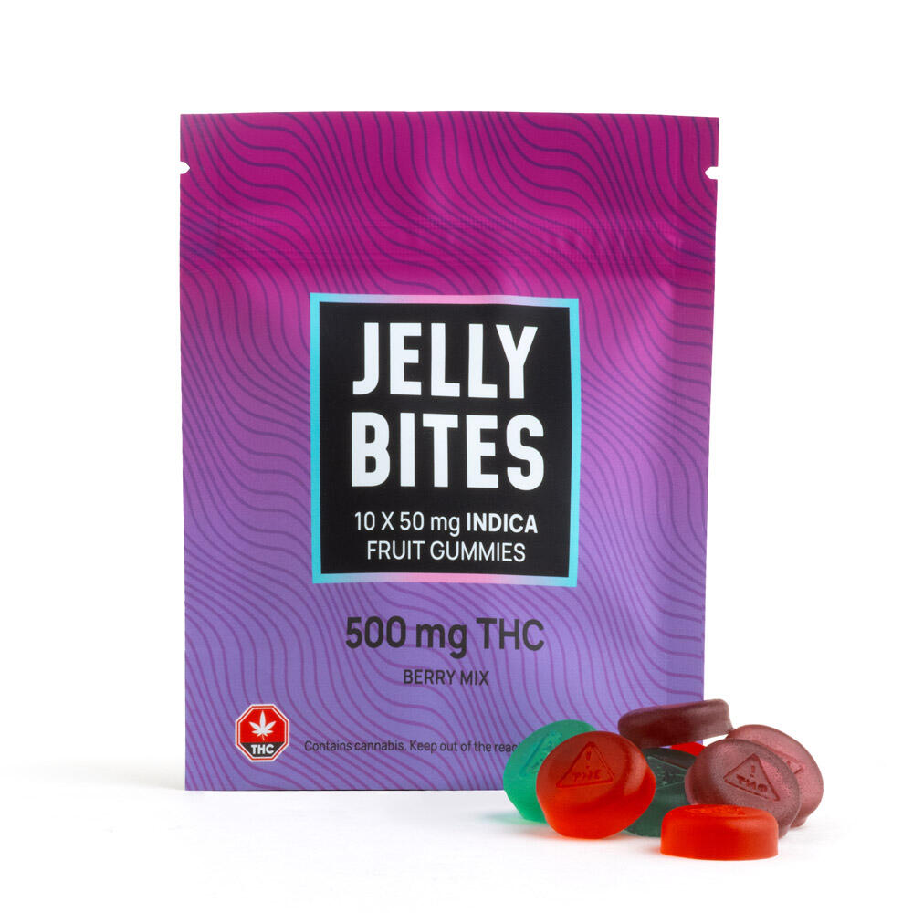 Buy Jelly Bites - Berry Mix 500MG (Indica) at MMJ Express Online Shop
