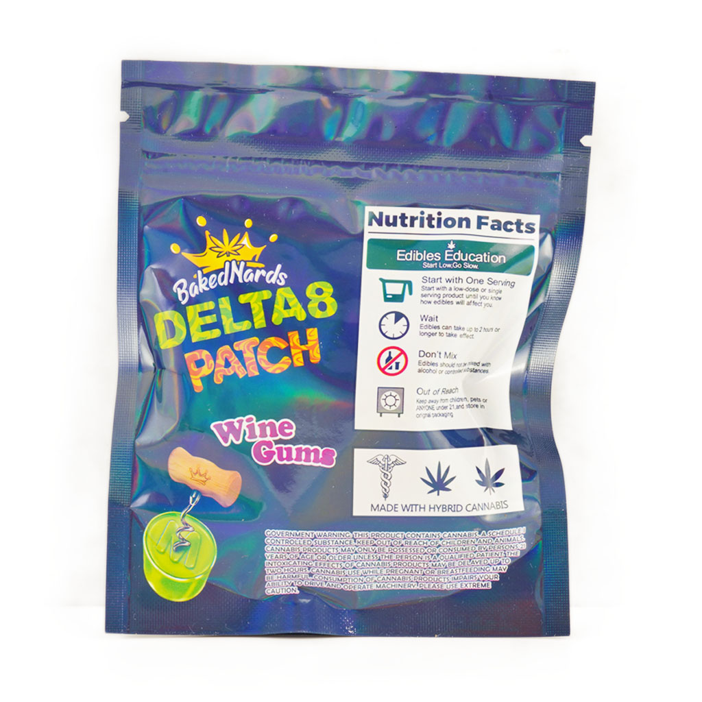 Buy delta 8 gummies from Baked Nards Delta 8 Patch wine gums THC edibles. Online dispensary Canada for edibles online.
