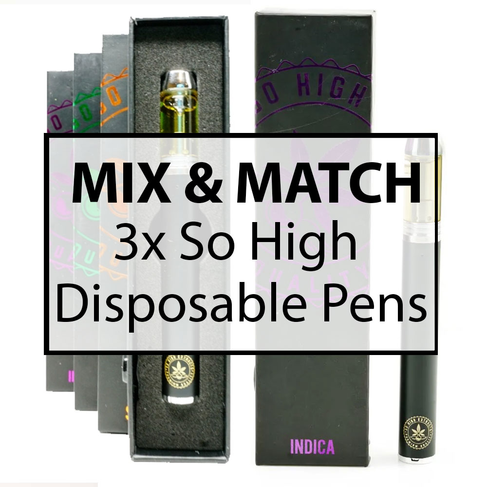 Buy So High Extracts - Disposable Vape Pen Mix and Match : 3 at MMJ Express Online Shop