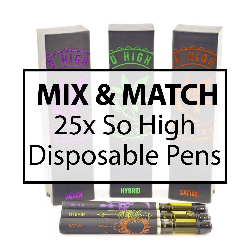 Buy So High Extracts - Disposable Vape Pen Mix and Match : 25 at MMJ Express Online Shop