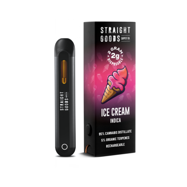 Buy Straight Goods - Ice Cream 2ML Disposable Pen (Indica) MMJ Express Online Shop